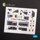 Kelik JASDF F-2B Fighter interior 3D decals for FineMolds kit 1:72 (K72047)