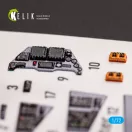 Kelik JASDF F-2B Fighter interior 3D decals for FineMolds kit 1:72 (K72047)