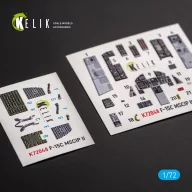   Kelik F-15C MSIP II Eagle interior 3D decals for GWH 1:72 (K72048)