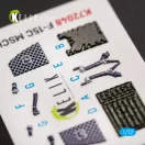 Kelik F-15C MSIP II Eagle interior 3D decals for GWH 1:72 (K72048)