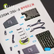   Kelik F-15C MSIP II Eagle interior 3D decals for GWH 1:72 (K72048)
