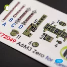 Kelik A6M3 Zero - interior 3D decals for Tamiya kit 1:72 (K72049)