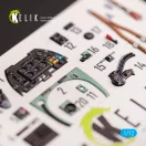 Kelik Spitfire F.Mk.22 - interior 3D decals for Airfix kit 1:72 (K72050)