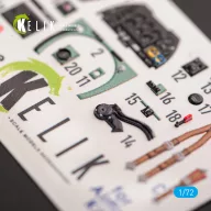   Kelik Spitfire F.Mk.22 - interior 3D decals for Airfix kit 1:72 (K72050)