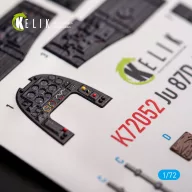   Kelik Junkers Ju87D-3N/D-7 - interior 3D decals for Fujimi/Hobby 2000 kit 1:72 (K72052)