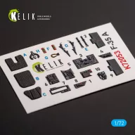 Kelik F-35A interior 3D decals for Tamiya kit 1:72 (K72053)