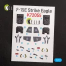 Kelik F-15E Strike Eagle - interior 3D decals for Revell kit 1:72 (K72055)