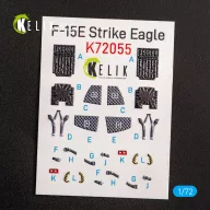   Kelik F-15E Strike Eagle - interior 3D decals for Revell kit 1:72 (K72055)