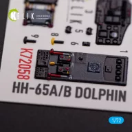   Kelik HH-65A/B Dolphin interior 3D decals for Dream Model kit 1:72 (K72058)