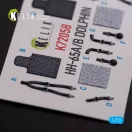 Kelik HH-65A/B Dolphin interior 3D decals for Dream Model kit 1:72 (K72058)