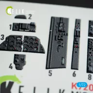   Kelik MiG-21 F-13 interior 3D decals for Revell kit 1:72 (K72059)