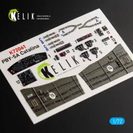   Kelik PBY-5A Catalina interior 3D decals for Academy kit 1:72 (K72061)