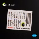 Kelik Junkers JU 88 A-4 interior 3D decals for Revell kit 1:72 (K72062)