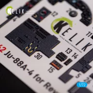   Kelik Junkers JU 88 A-4 interior 3D decals for Revell kit 1:72 (K72062)