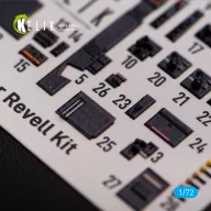   Kelik Junkers JU 88 A-4 interior 3D decals for Revell kit 1:72 (K72062)