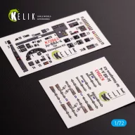   Kelik Junkers JU 88 A-4 interior 3D decals for Hasegawa kit 1:72 (K72063)