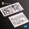 Kelik Junkers JU 88 A-4 interior 3D decals for Hasegawa kit 1:72 (K72063)