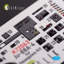 Kelik Junkers JU 88 A-4 interior 3D decals for Hasegawa kit 1:72 (K72063)