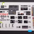 Kelik Junkers JU 88 A-4 interior 3D decals for Hasegawa kit 1:72 (K72063)