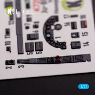   Kelik Junkers JU 88 A-4 interior 3D decals for Hasegawa kit 1:72 (K72063)
