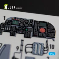   Kelik A-6E Intruder interior 3D decals for Italeri kit 1:72 (K72067)