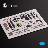   Kelik Messerschmitt Me410A-1 interior 3D decals for Airfix kit 1:72 (K72069)