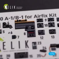   Kelik Messerschmitt Me410A-1 interior 3D decals for Airfix kit 1:72 (K72069)