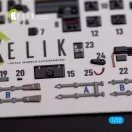 Kelik Messerschmitt Me410A-1 interior 3D decals for Airfix kit 1:72 (K72069)