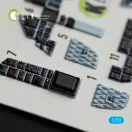 Kelik F-15E Strike Eagle interior 3D decals for Hasegawa kit 1:72 (K72070)