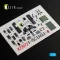 Kelik F-15C Strike Eagle interior 3D decals for Hasegawa kit 1:72 (K72072)