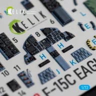   Kelik F-15C Strike Eagle interior 3D decals for Hasegawa kit 1:72 (K72072)