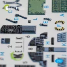 Kelik F-15C Strike Eagle interior 3D decals for Hasegawa kit 1:72 (K72072)