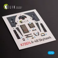   Kelik A-4B Skyhawk interior 3D decals for Hobby 2000/Fujimi kit 1:72 (K72074)