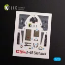 Kelik A-4B Skyhawk interior 3D decals for Hobby 2000/Fujimi kit 1:72 (K72074)