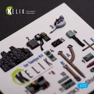   Kelik N1K1-Ja Shiden Type 11 interior 3D decals for Tamiya kit 1:72 (K72075)