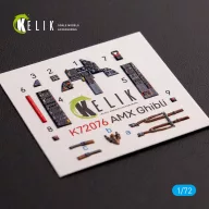   Kelik Amx Ghibli interior 3D decals for Italeri kit 1:72 (K72076)