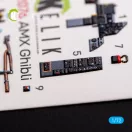 Kelik Amx Ghibli interior 3D decals for Italeri kit 1:72 (K72076)