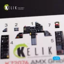 Kelik Amx Ghibli interior 3D decals for Italeri kit 1:72 (K72076)