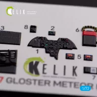   Kelik Gloster Meteor F.8 interior 3D decals for Airfix kit 1:72 (K72077)