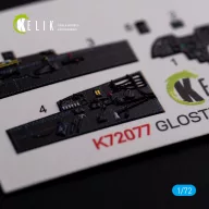   Kelik Gloster Meteor F.8 interior 3D decals for Airfix kit 1:72 (K72077)