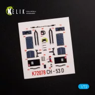   Kelik CH-53D Sea Stallion interior 3D decals for Fujimi/Academy kit 1:72 (K72078)