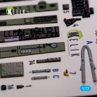   Kelik F-84F Thunderstreak interior 3D decals for Special Hobby kit 1:72 (K72079)