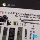 Kelik F-84F Thunderstreak interior 3D decals for Special Hobby kit 1:72 (K72079)