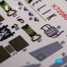 Kelik Grumman A-6A Knight Rider interior 3D decals for Fujimi kit 1:72 (K72080)