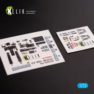   Kelik OV-10D+ Bronco interior 3D decals for ICM kit 1:72 (K72081)