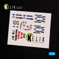   Kelik OV-10D+ Bronco interior 3D decals for ICM kit 1:72 (K72081)