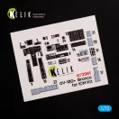 Kelik OV-10D+ Bronco interior 3D decals for ICM kit 1:72 (K72081)