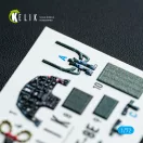 Kelik F-8E Crusader - interior 3D decals for Academy kit 1:72 (K72084)
