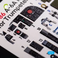   Kelik A-6A Intruder interior 3D decals for Trumpeter kit 1:72 (K72086)