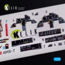 Kelik AMX-T interior 3D decals for Italeri kit 1:72 (K72088)